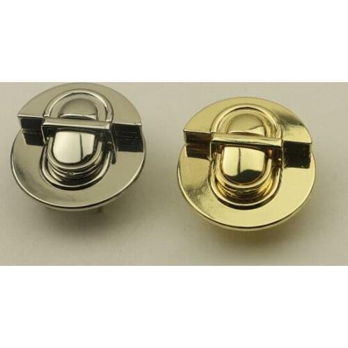 10pcs/lot high-grade gold Luggage hardware accessories Mortise lock Large duck bill lock diy bag circular mortise lock