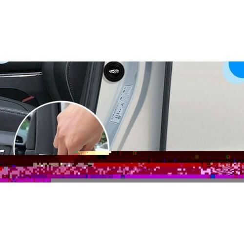4Pcs PVC Car Door Shock Absorber Cushion Gasket Soundproof Patch Sticker ​For Renault Clio Captur Scenic Kadjar Twingo Duster