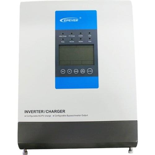 EPEVER Upower Pure Sine Wave Inverter&Charger Combining 24V/48V Battery Charging MPPT Solar AC Output 220V/230V UP5000-M10342