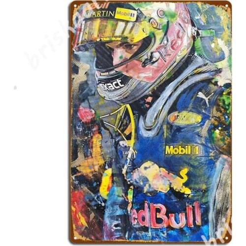 Classic Max Artwork Racing Cars Verstappens Metal Signs Mural Painting Cinema Living Room Club Bar Retro Tin sign Posters
