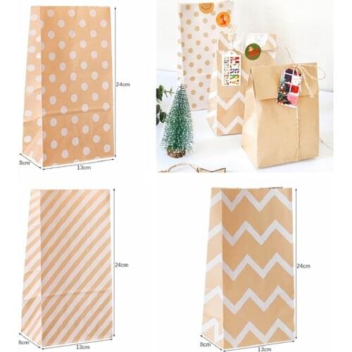 Creative Kraft Paper Bag Toast Bread Packaging Bags Candy Cookie Biscuits Bread Nuts Snack Bag Baking Package Gift Bags