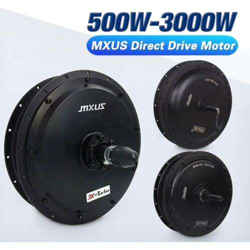 MXUS Wheel Hub Motor 72V 3000W 60V 1500W Electric Bike Motor 48V 1000W 500W Brushless Driect Drive Motor E-bike Motor Powerful