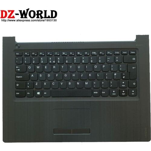 New/Origl Shell C Cover Palmrest Upper Case With UK English Keyboard Touchpad for Lenovo Ideapad 310-14IKB ISK Laptop 5CB0M29389