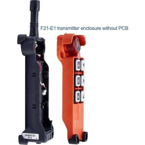 Telecontrol industrial wireless crane remote control F21E1 F21-E1 transmitter emitter complete enclosure box without PCB part