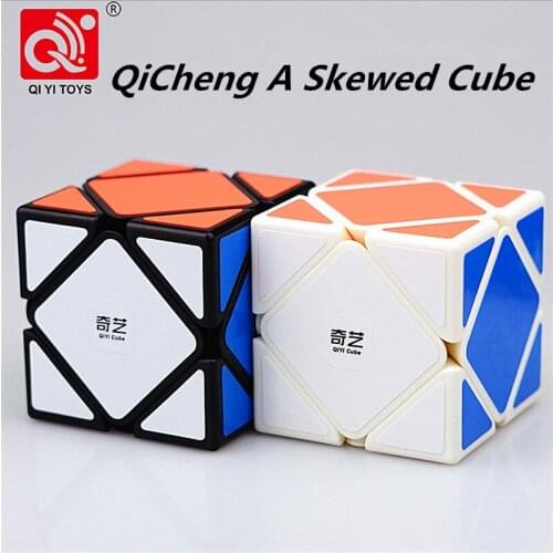 Qiyi QiCheng A 3x3 Positioning Speed Skewed Magic Cube QICHENG A3x3 Skew Puzzle Magic cubo Toy qiyi 3x3x3 professional Skew cube