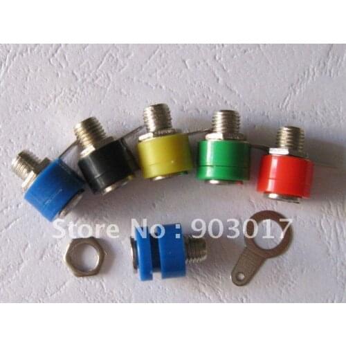 Banana Jack For 4mm Banana Plug 5 Colors Red Black Yellow Green Blue 20 Pcs Per Lot HOT Sale