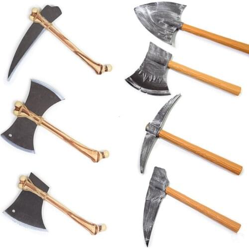 Halloween props primitive weapons hammer axe