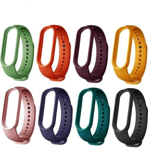 For Xiaomi Mi Band 6 5 Strap Silicone Watchband Woven Wrist Straps For Miband 6 NFC Xiami Amazfit Band 5 Sport Bracelet