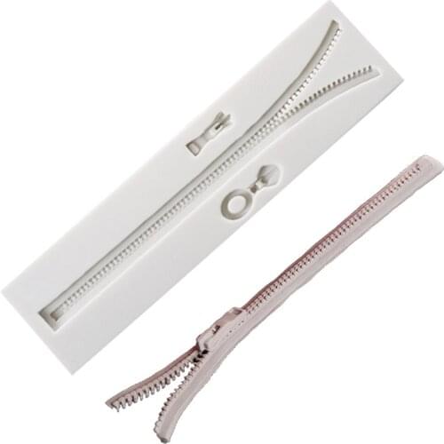 Silicone Mould Zipper Cake Border Lace Birthday Fondant Molds for Cake Decorating Tool Gumpaste Chocolate Baking Tool for Cakes