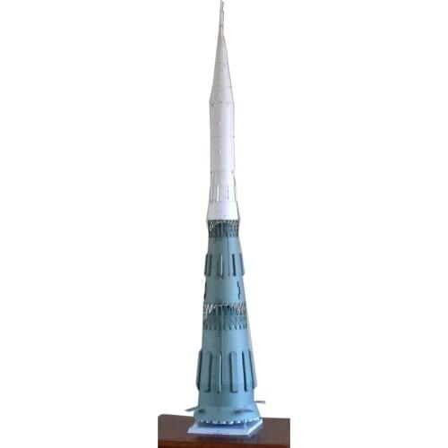 Soviet N-1 Launch Vehicle Rocket 3D High Simulation Space Paper Model Handmade Toy