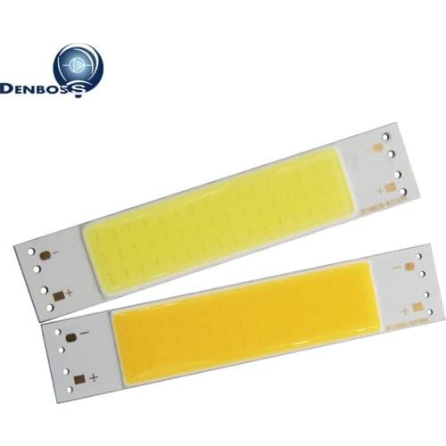 Allcob manufacturer LED COB Strip module Light Source Lamp 9V DC White Warm White 100x20mm 3W LED FLIP Chip Bulb for DIY lamp