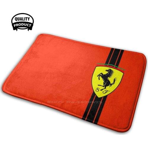 Fi Logo Comfortable Door Mat Rug Carpet Cushion Car Tifosi Vettel Leclerc Kimi Raik Mattia Binotto Leclerc 2020 2020 Leclerc