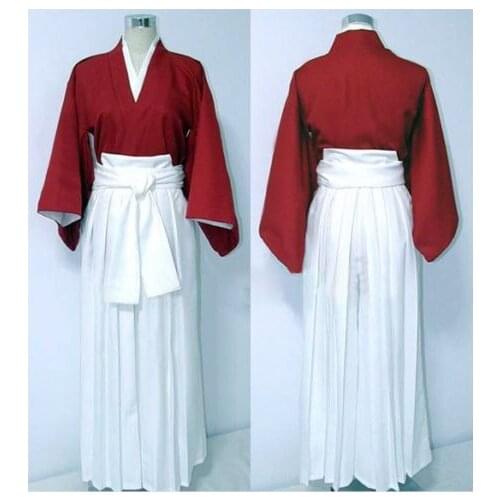 Japanese Anime Outfit Rurouni Kenshin Kenshin Himura cosplay costume customized
