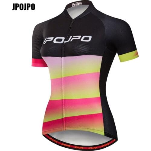 JPOJPO Bike Jersey Women Mtb Cycling Shirt Clothing Pro Cycling Jersey Summer Ropa Ciclismo Bicycle Cycling Maillot Clothes