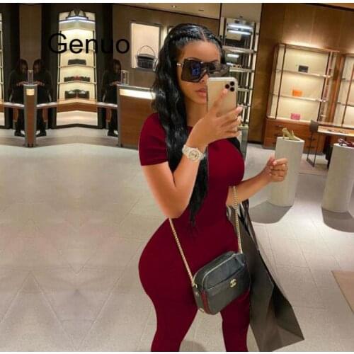 Women New Summer Letter Print Short Sleeve T-shirt Knee Length Shorts Suit Two Piece Set Sporting Tracksuit Outfit