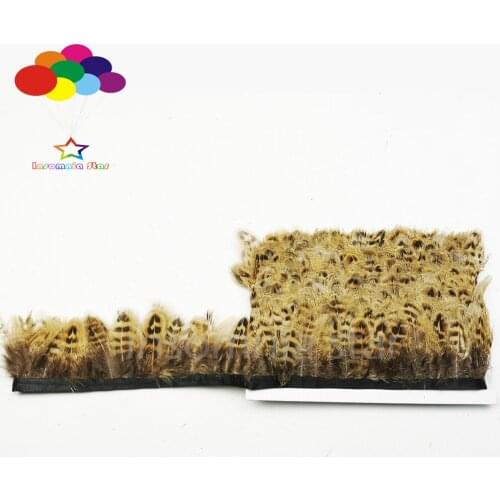 1/5/10 Meter Natural Pheasant Feathers Trims Ribbon Carnival Diy Costume Mask Headress UI
