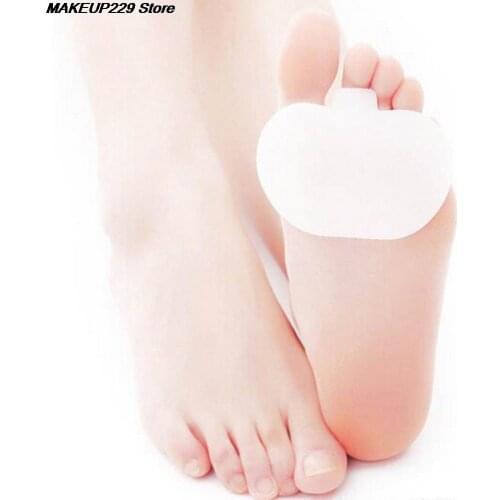 1Pair High-heeled Shoes Forefoot Cushion Pads Silicone Insole Orthotics Half Yard Pad Foot Care Insoles Metatarsal Toe Suppor