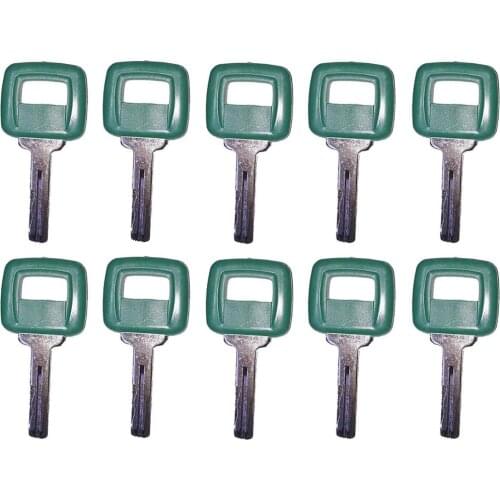 10PCS Ignition Keys 11039228 for Volvo Loader Haul Truck Heavy Equipment Laser Cut