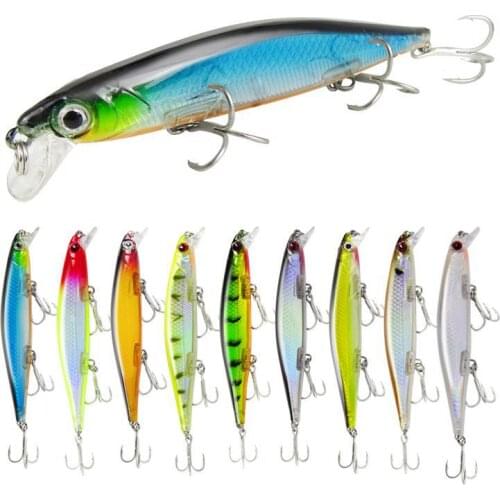 11cm 14g Fishing Lures Crankbaits Set Fishing Hard Baits Swimbaits Boat Topwater Lures Lifelike Bait with 3D Eyes
