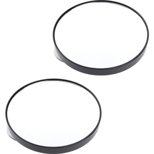 2Pcs/Set Makeup Mirrors women Black 10X Magnifying Travel Mirror with Wall Suction Small Mirrors for Cosmetics