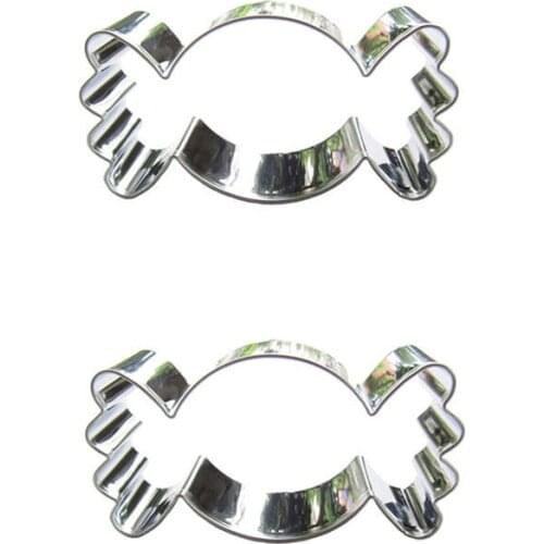 Candy shape 2 piece biscuit cutting molds, baking tools, cake decorating soft candy tools