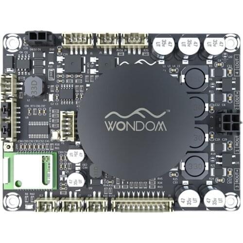 2 x 50W Class D audio power amplifier with DSP Bluetooth 5.0 power amplifier board diy speaker JAB2-250v2