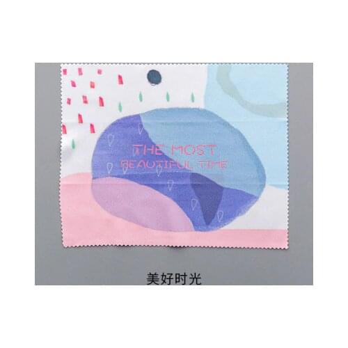 3 pcs/lot High quality Glasses Cleaner Good Time 14*17cm Microfiber Glasses Cleaning Cloth For Lens Phone Screen Cleaning Wipes