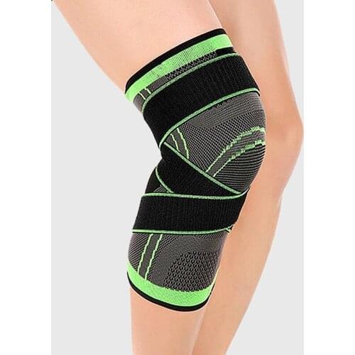 3D weaving pressurization knee brace hiking cycling knee Support Protector Knee pad L