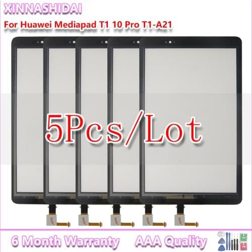5pcs For Huawei MediaPad T1 10 Pro T1-A21 T1-A21L T1-A23L T1-A21W T1-A22L Touch Screen Digitizer Panel Glass Sensor Replacement