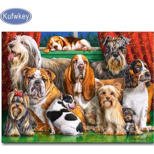 3d dogs diamond painting chihuahua crystal picture 5d,full square round drill embroidery diamond animals pet Scenic home decor