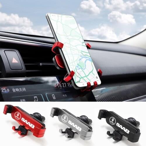New Stlye Zinc Alloy Car Phone Holder Accessories For SAAB 93 93X 95 96 94X 92X 97X 99 9X 900 9000 GT750 TurboX Phoenix Sonett