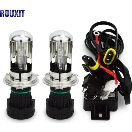 Bi xenon H4 bi-xenon bulb 55w H4-3 HID BIXENON REPLACEMENT Headlight Hi/Lo Bulbs 4300K 6000K 8000K with Relay Harnes