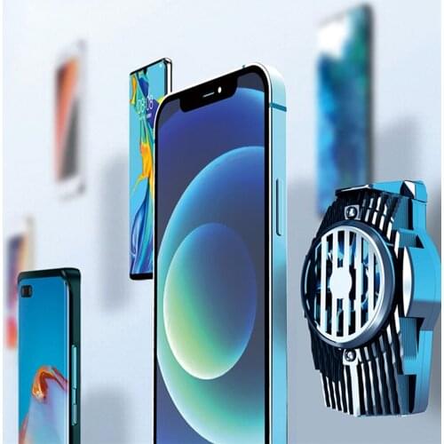 5V/2A Metal Semiconductor Phone Heat Sink Cooler for PUBG Quick Release Heat Dissipation Mobile Radiator Phone Game Accessories