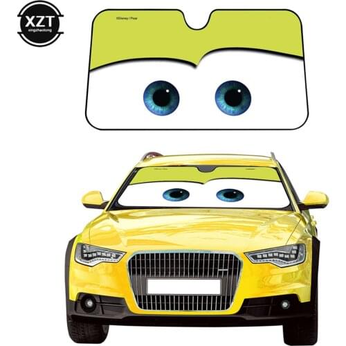 Cartoon Eyes Insulation Windshield Sunshade Car Window Windscreen Cover Sun Shade Auto Sun Visor covers Car Solar Protection