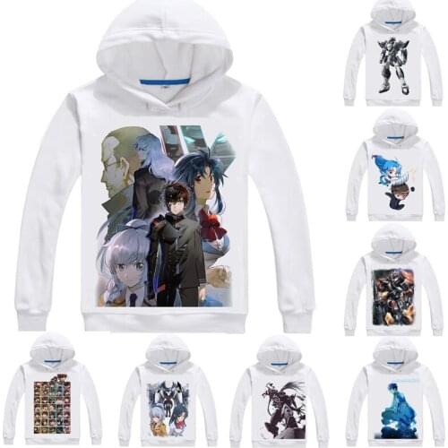 Full Metal Panic Hoodies Men Long Sleeve Anime Hoodie FMP Furumetaru Panikku Kaname Chidori Sousuke Sagara Cosplay Sweatshirts
