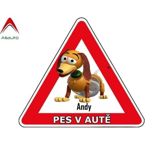 Aliauto Czech Baby Dog In Car Sticker Decal Reflective Waterproof PVC,16cm