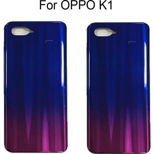 100% New Battery Back Rear Cover Door Housing For OPPO K1 k1 Battery Back Cover For OPPO K 1 Replacement Parts For OPPOK1 k 1