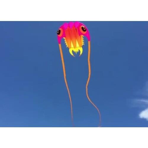 Trilobite beach soft cometas chinas cerf volant single line kites flying vlieger large inflatable kites ripstop nylon aquiloni