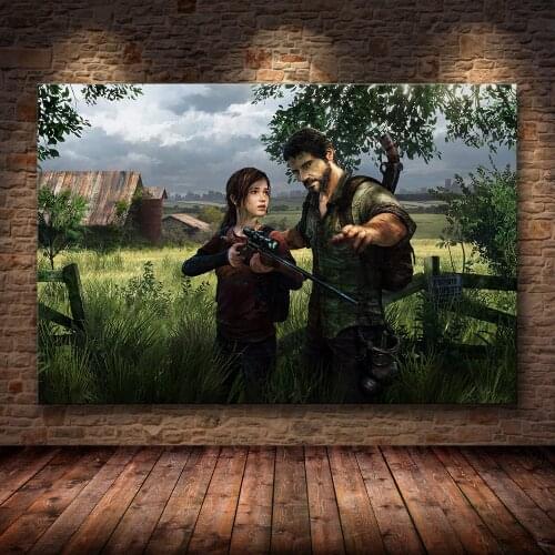 The Last Of Us Game Zombie Survival Posters Multi Pictures Canvas Wall Art Home Decor Paintings for Teen Living Room Decoration