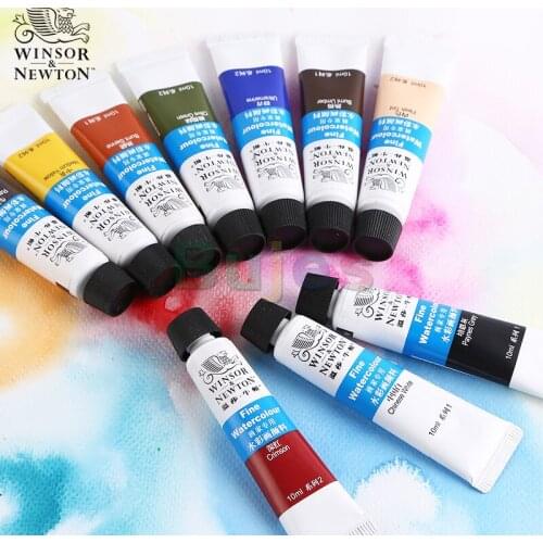 Winsor & Newton Tubular Watercolor Painting Pigment, 10ml , Transparent Watercolor Pigment ,Painter Painting Supplies