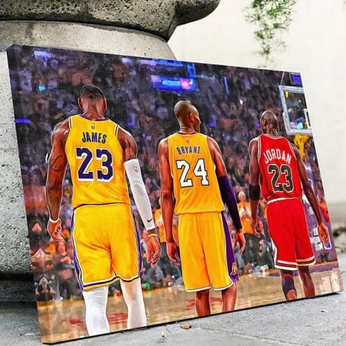 Modern Street Art Greatest Basketball Player Canvas Paintings on The Wall Art Sport Posters and Prints Graffiti Pop Art Picture