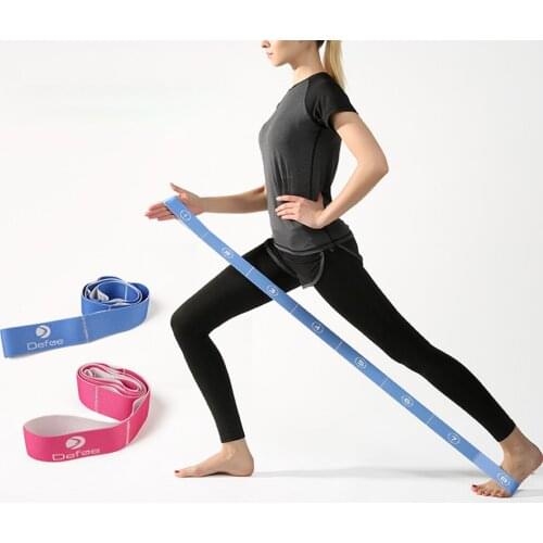 Children Adults Dancing Exercise Stretch Band Yoga Pull Strap Gym Fitness Resistance Band
