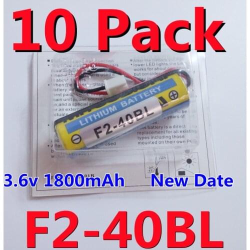 10 Pack New Original For MITSUBISHI F2-40BL ER6 AA 3.6V PLC Lithium Battery Batteries ( Can Replace ER6C )