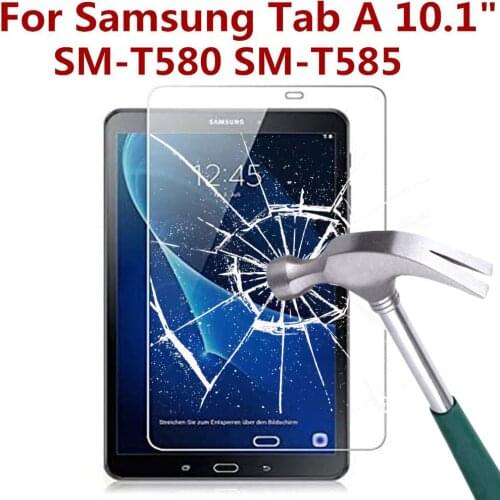 Screen Protector Tempered Glass For Samsung Galaxy Tab A 10.1 Inch 2016 T580 T585 P580 P585 Anti Fingerprint HD Protective film