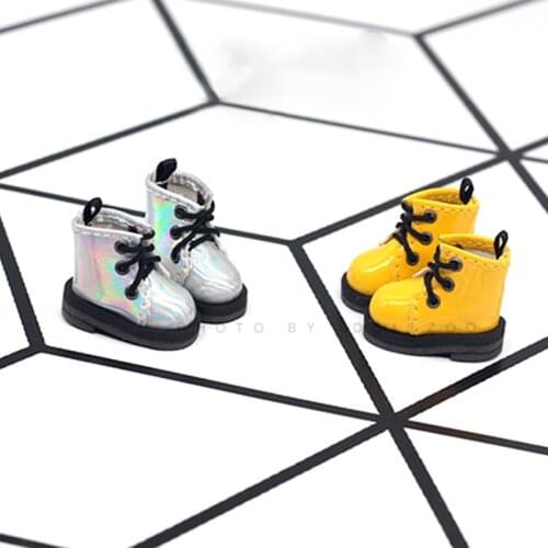 1 Pairs Brand ob11 Doll Shoes for blyth Martin Boots Shoes for Pullip, OB11, Middle Blyth Doll Shoes Accessories