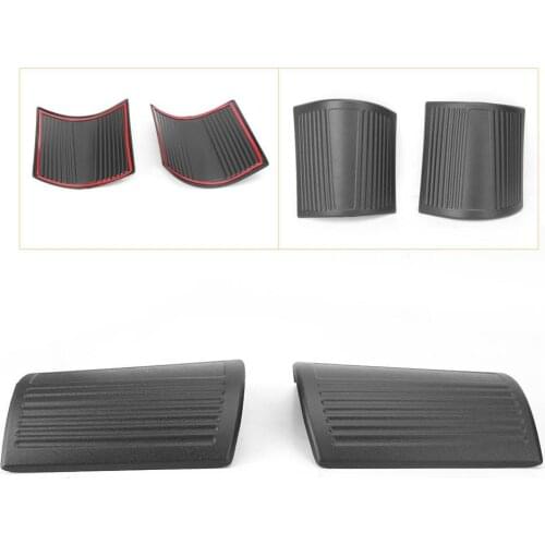 1 Pair Black Side Cowl High Quality ABS Body Armor Cover Side Body Guards For 2007-2018 Jeep JK Wrangler & Unlimited
