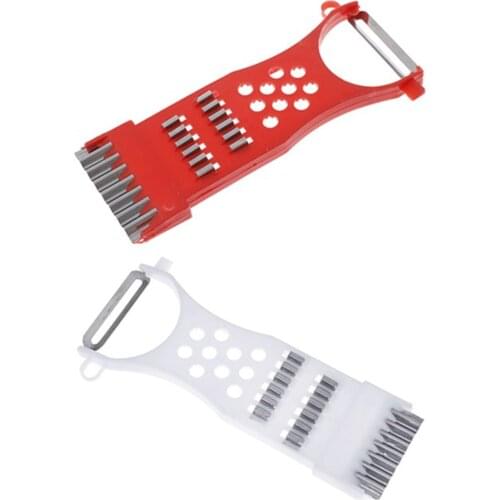 1PCS Plastic Ginger Garlic Grinding Tool Magic Silicone Peeler Slicer Cutter Grater Planer Kitchen Accessories