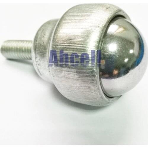 2pcs CY-25D Steel Bolt Robot ball caster CY25D M8 bolt fixing mini ball transfer unit toy cheap steel roller Omniball wheel