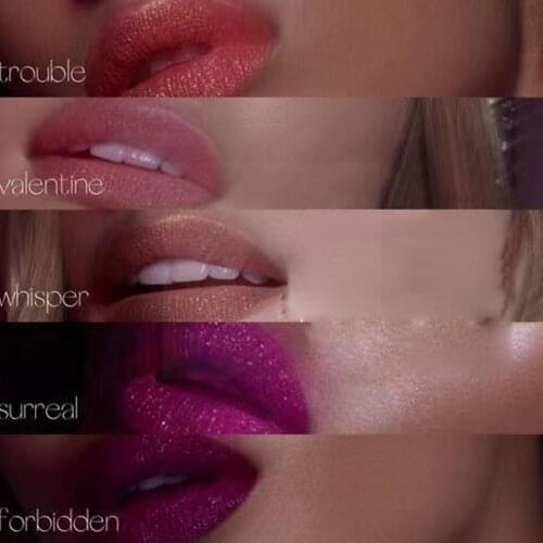 3Pcs/Set Waterproof Lipstick Sexy Vampire Lip Stick Shining Cup Nonstick Labiales Lips Makeup Lipsticks Velvet Cosmetics Y9O8