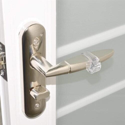5Pcs Wall Door Stopper Wall Protector Clear Rubber Door Handle Buffer Door Slam Stopper Bumper Door Knob Protecting Walls
